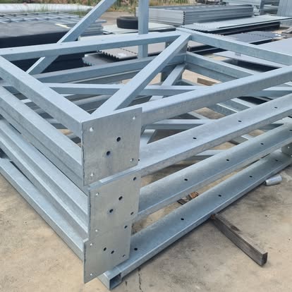 Powder coated 4WD chassis and suspension components for a North Brisbane build